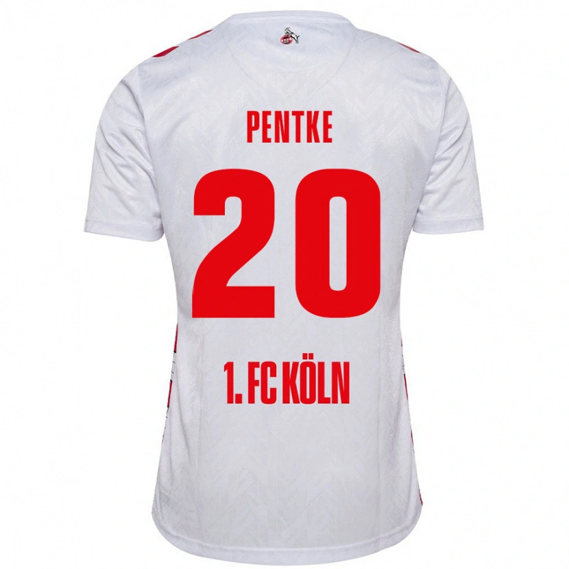 Danxen Damen Philipp Pentke #20 Weiß Rot Heimtrikot Trikot 2024/25 T-Shirt Schweiz