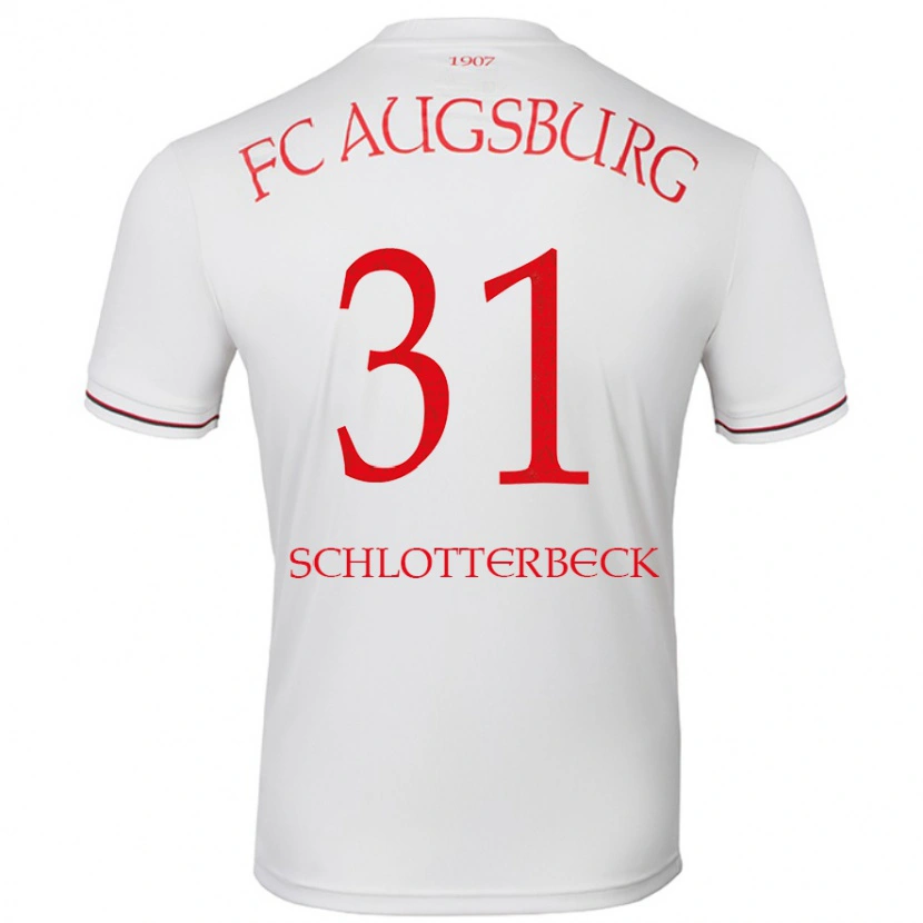 Danxen Damen Keven Schlotterbeck #31 Weiß Heimtrikot Trikot 2024/25 T-Shirt Schweiz