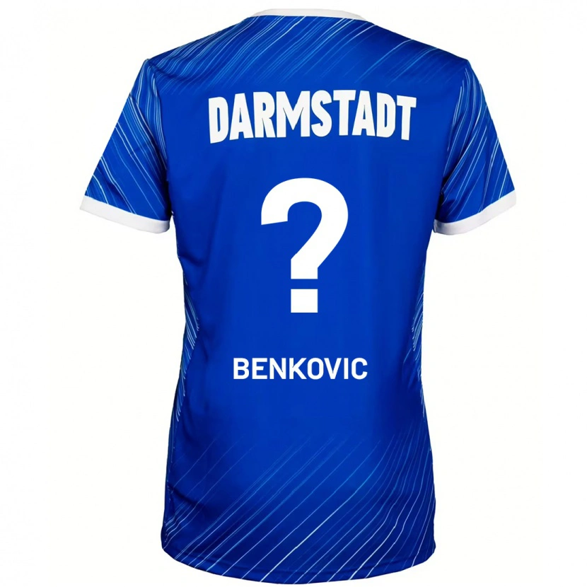 Danxen Damen Nikola Benkovic #0 Blau Weiß Heimtrikot Trikot 2024/25 T-Shirt Schweiz