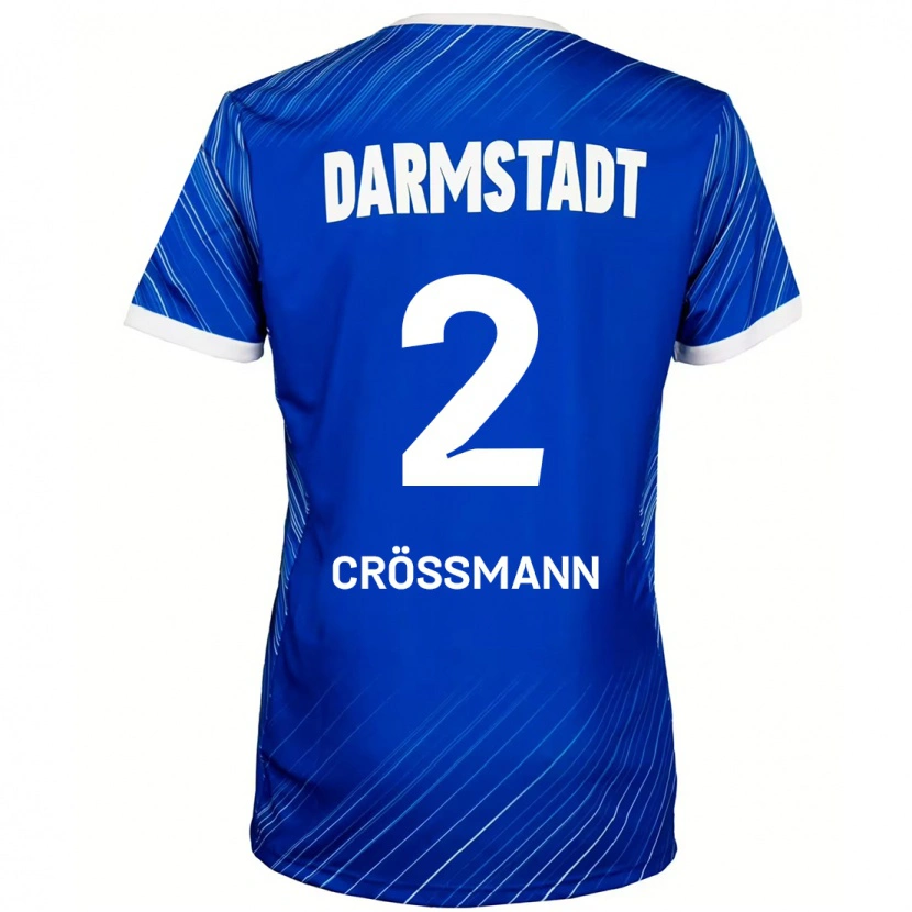 Danxen Damen Elias Crößmann #2 Blau Weiß Heimtrikot Trikot 2024/25 T-Shirt Schweiz