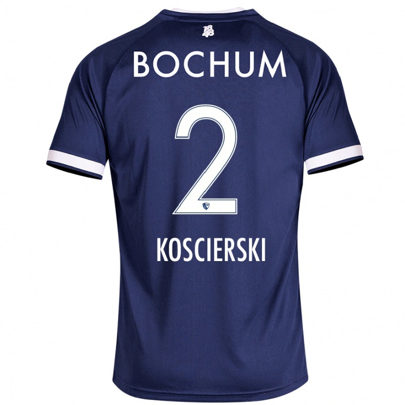 Danxen Damen Kacper Koscierski #2 Dunkelblau Heimtrikot Trikot 2024/25 T-Shirt Schweiz