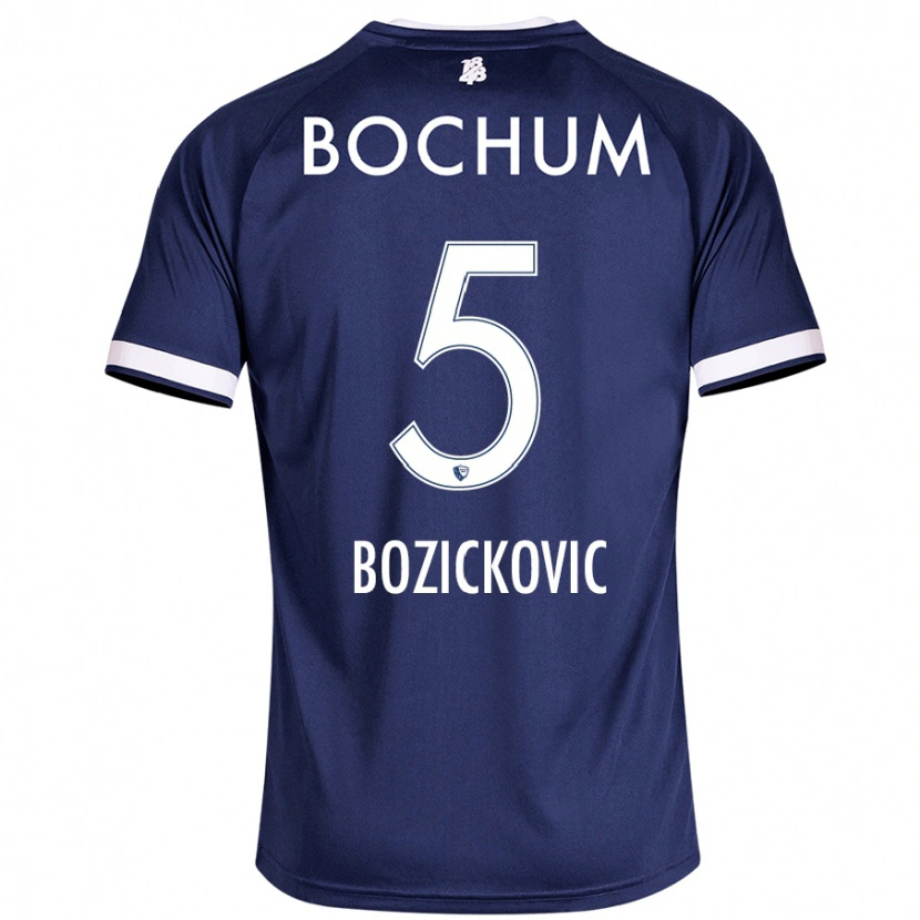 Danxen Damen Niko Bozickovic #5 Dunkelblau Heimtrikot Trikot 2024/25 T-Shirt Schweiz