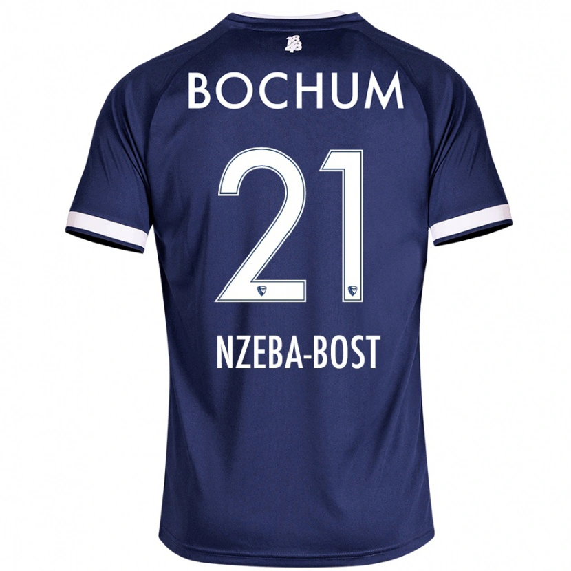 Danxen Damen Jan Nzeba-Bost #21 Dunkelblau Heimtrikot Trikot 2024/25 T-Shirt Schweiz