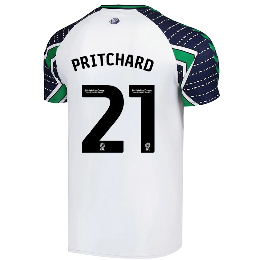 Danxen Damen Alex Pritchard #21 Weiß Auswärtstrikot Trikot 2024/25 T-Shirt Schweiz