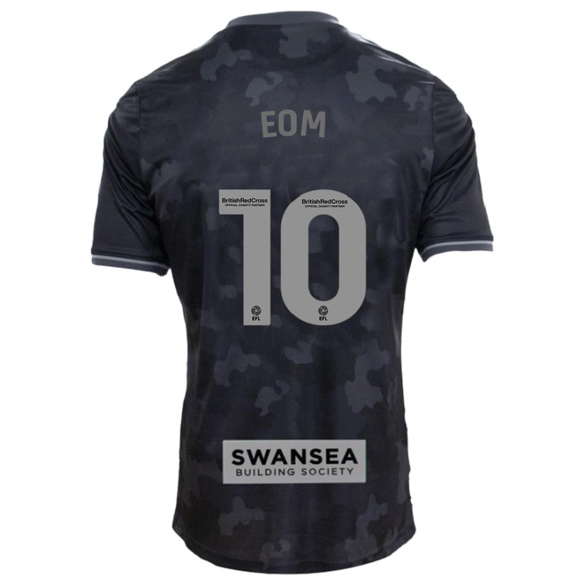 Danxen Damen Ji-Sung Eom #10 Schwarz Auswärtstrikot Trikot 2024/25 T-Shirt Schweiz