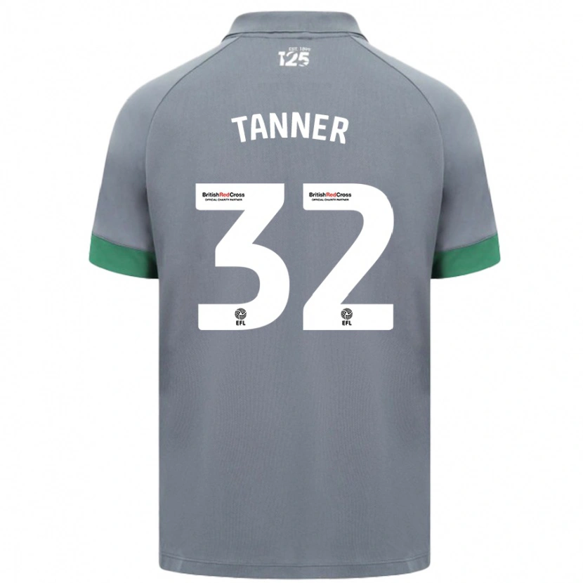 Danxen Damen Ollie Tanner #32 Dunkelgrau Auswärtstrikot Trikot 2024/25 T-Shirt Schweiz