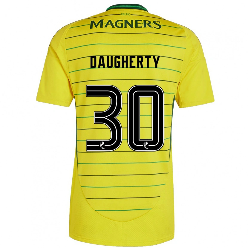 Danxen Damen Kelsey Daugherty #30 Gelb Auswärtstrikot Trikot 2024/25 T-Shirt Schweiz