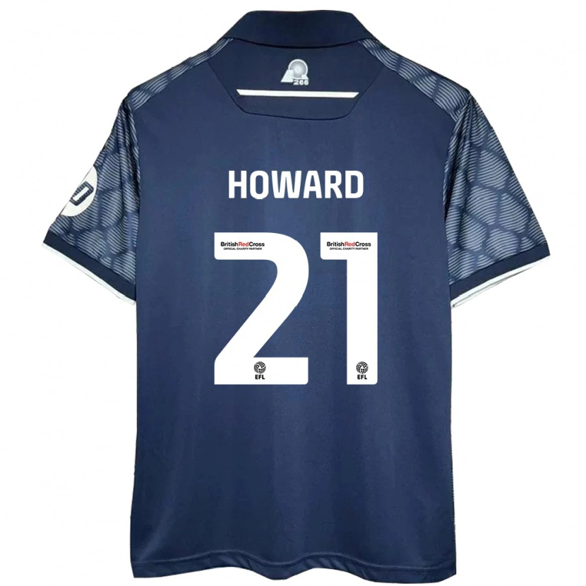 Danxen Damen Mark Howard #21 Schwarz Auswärtstrikot Trikot 2024/25 T-Shirt Schweiz