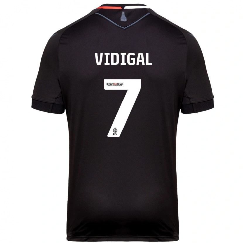 Danxen Damen André Vidigal #7 Schwarz Auswärtstrikot Trikot 2024/25 T-Shirt Schweiz