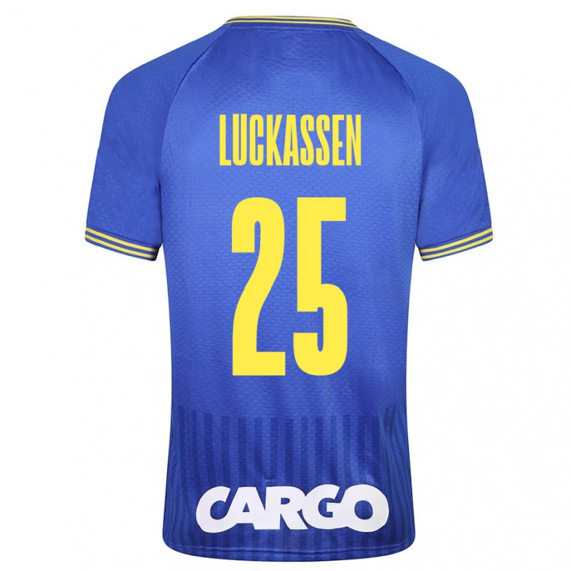 Danxen Damen Derrick Luckassen #25 Weiß Auswärtstrikot Trikot 2024/25 T-Shirt Schweiz