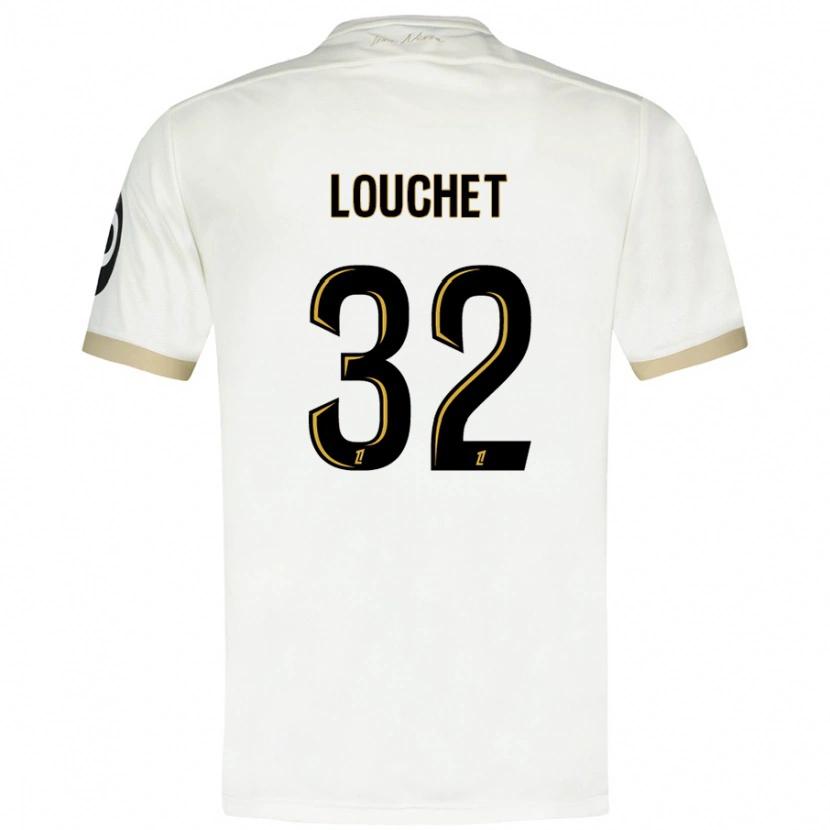 Danxen Damen Tom Louchet #32 Weißgold Auswärtstrikot Trikot 2024/25 T-Shirt Schweiz