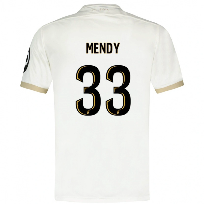 Danxen Damen Antoine Mendy #33 Weißgold Auswärtstrikot Trikot 2024/25 T-Shirt Schweiz