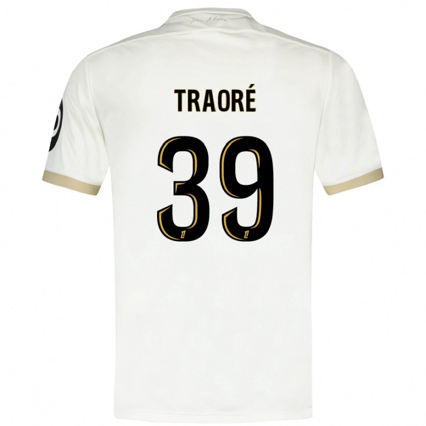 Danxen Damen Daouda Traoré #39 Weißgold Auswärtstrikot Trikot 2024/25 T-Shirt Schweiz