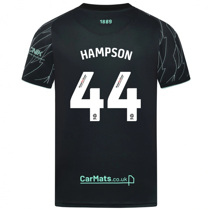 Danxen Damen Owen Hampson #44 Schwarz Grün Auswärtstrikot Trikot 2024/25 T-Shirt Schweiz