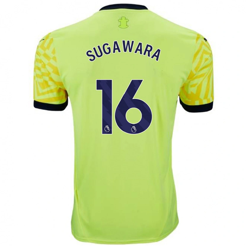 Danxen Damen Yukinari Sugawara #16 Gelb Auswärtstrikot Trikot 2024/25 T-Shirt Schweiz