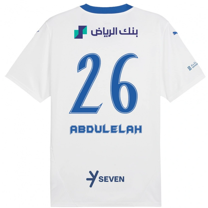 Danxen Damen Abdulelah Al-Malki #26 Weiß Blau Auswärtstrikot Trikot 2024/25 T-Shirt Schweiz