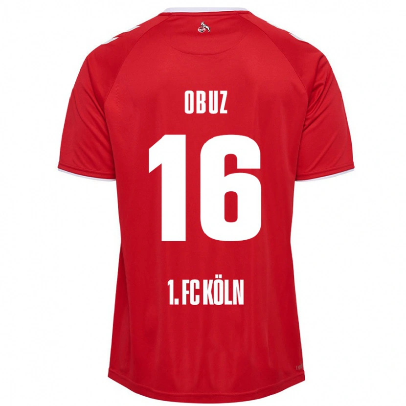 Danxen Damen Marvin Obuz #16 Rot Weiß Auswärtstrikot Trikot 2024/25 T-Shirt Schweiz