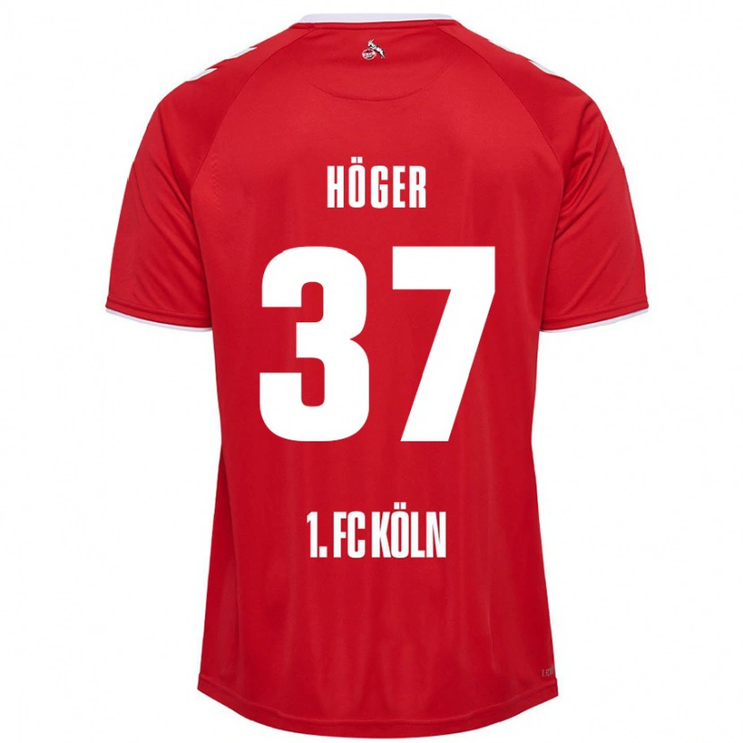 Danxen Damen Marco Höger #37 Rot Weiß Auswärtstrikot Trikot 2024/25 T-Shirt Schweiz