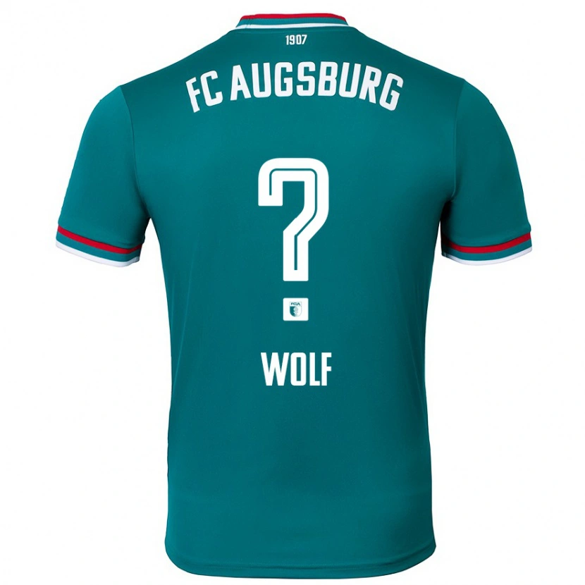 Danxen Damen Paul Wolf #0 Dunkelgrün Auswärtstrikot Trikot 2024/25 T-Shirt Schweiz