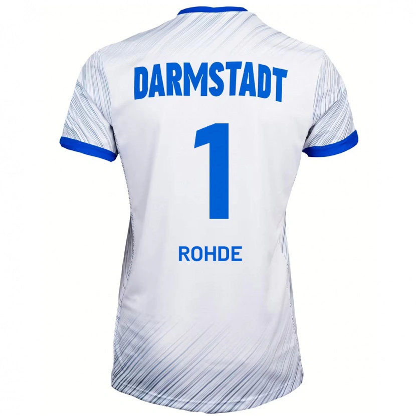 Danxen Damen Til Rohde #1 Weiß Blau Auswärtstrikot Trikot 2024/25 T-Shirt Schweiz