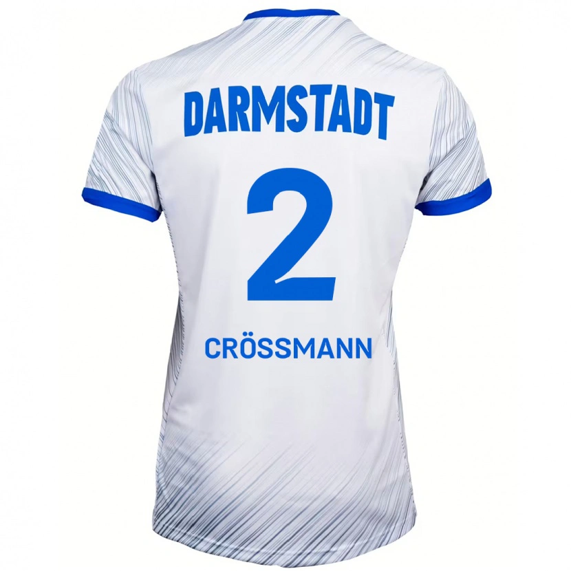 Danxen Damen Elias Crößmann #2 Weiß Blau Auswärtstrikot Trikot 2024/25 T-Shirt Schweiz