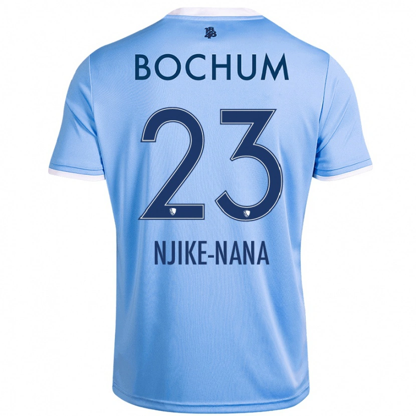 Danxen Damen Jean-Philippe Njike-Nana #23 Himmelblau Auswärtstrikot Trikot 2024/25 T-Shirt Schweiz