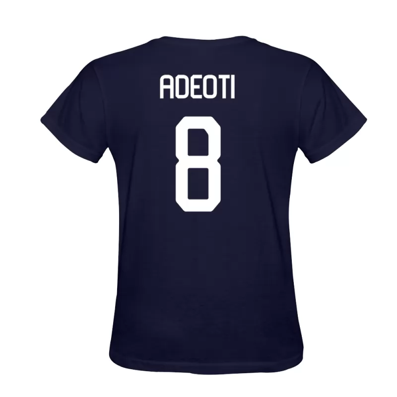 Herren Adeoti #8 Dunkelblau T-shirt Design Trikot Hemd Schweiz