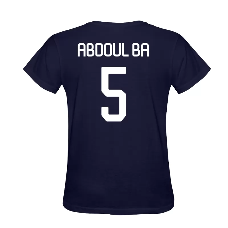 Herren Abdoul Ba #5 Dunkelblau T-shirt Design Trikot Hemd Schweiz