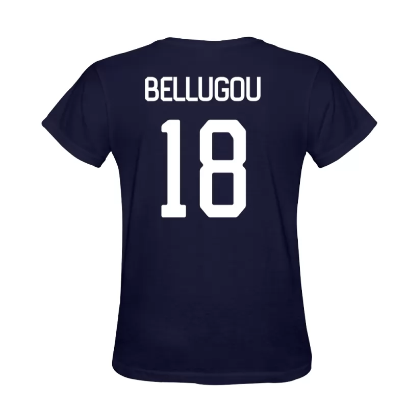 Herren Francois Bellugou #18 Dunkelblau T-shirt Design Trikot Hemd Schweiz