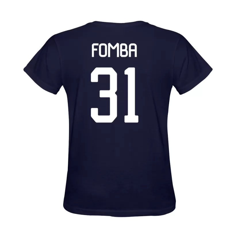 Herren Lamine Fomba #31 Dunkelblau T-shirt Design Trikot Hemd Schweiz