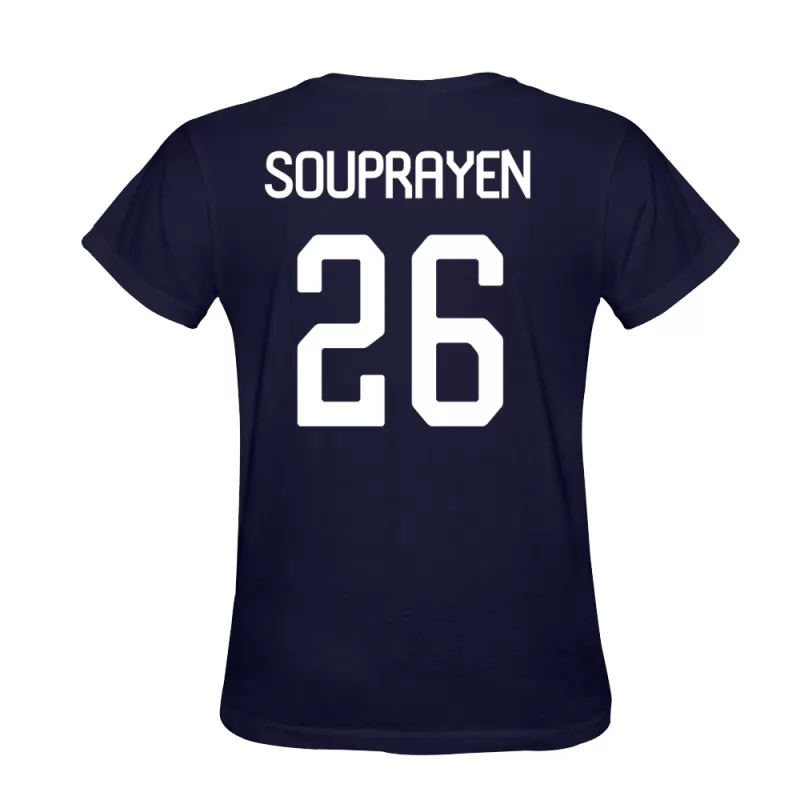 Herren Samuel Souprayen #26 Dunkelblau T-shirt Design Trikot Hemd Schweiz