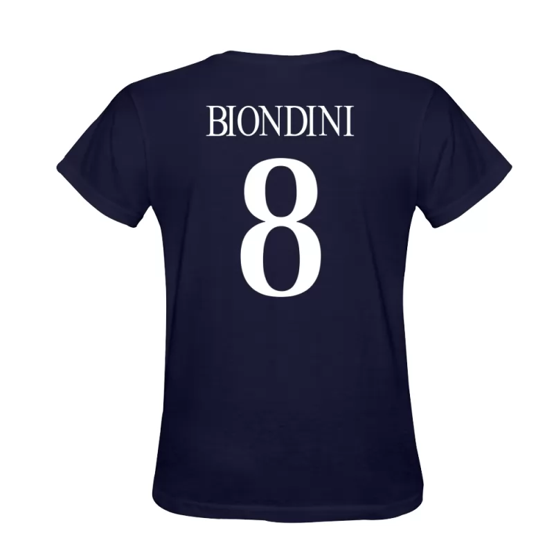 Herren Davide Biondini #8 Dunkelblau T-shirt Design Trikot Hemd Schweiz