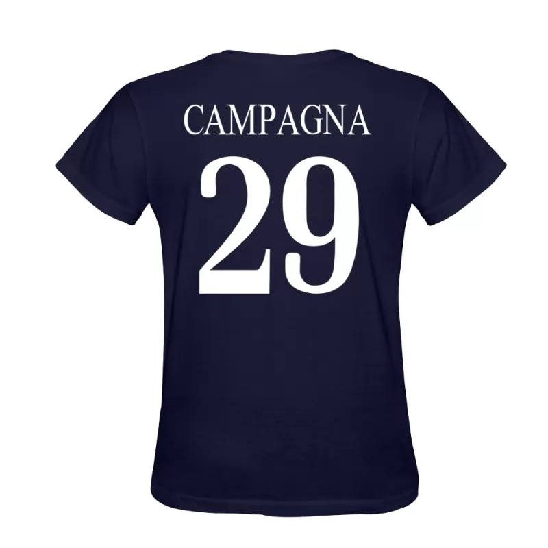 Herren Francesco Campagna #29 Dunkelblau T-shirt Design Trikot Hemd Schweiz