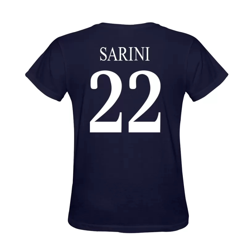 Herren Lorenzo Sarini #22 Dunkelblau T-shirt Design Trikot Hemd Schweiz