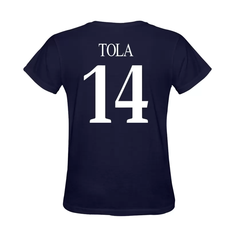 Herren Brenton Tola #14 Dunkelblau T-shirt Design Trikot Hemd Schweiz