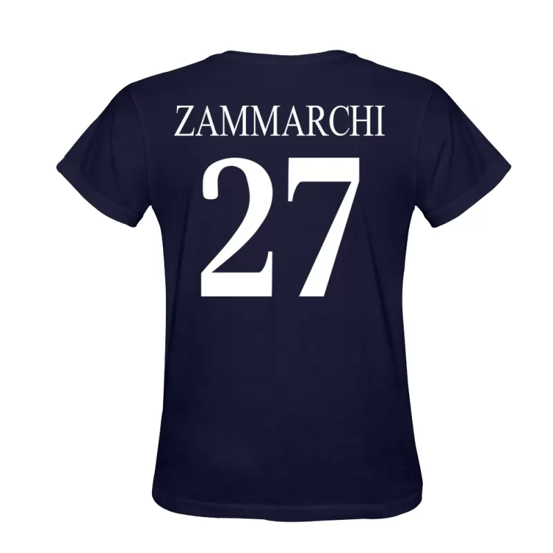 Herren Andrea Zammarchi #27 Dunkelblau T-shirt Design Trikot Hemd Schweiz