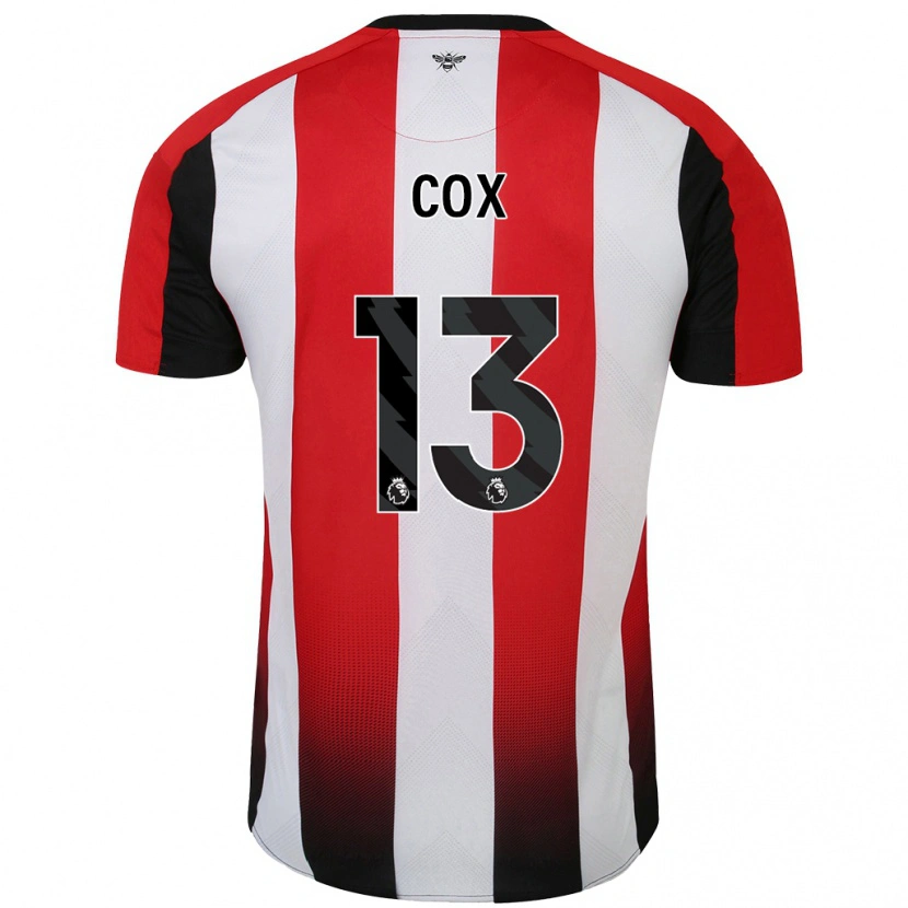 Danxen Kinder Matthew Cox #13 Rot Weiß Heimtrikot Trikot 2024/25 T-Shirt Schweiz