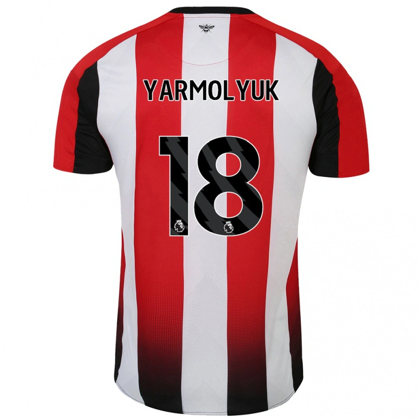 Danxen Kinder Yegor Yarmolyuk #18 Rot Weiß Heimtrikot Trikot 2024/25 T-Shirt Schweiz