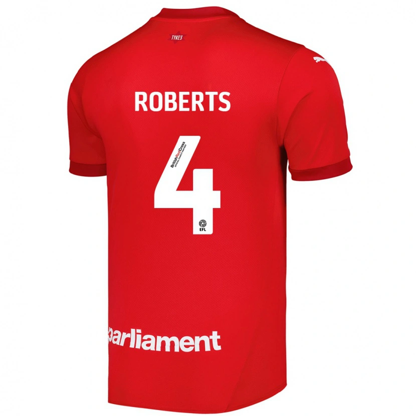 Danxen Kinder Marc Roberts #4 Rot Heimtrikot Trikot 2024/25 T-Shirt Schweiz