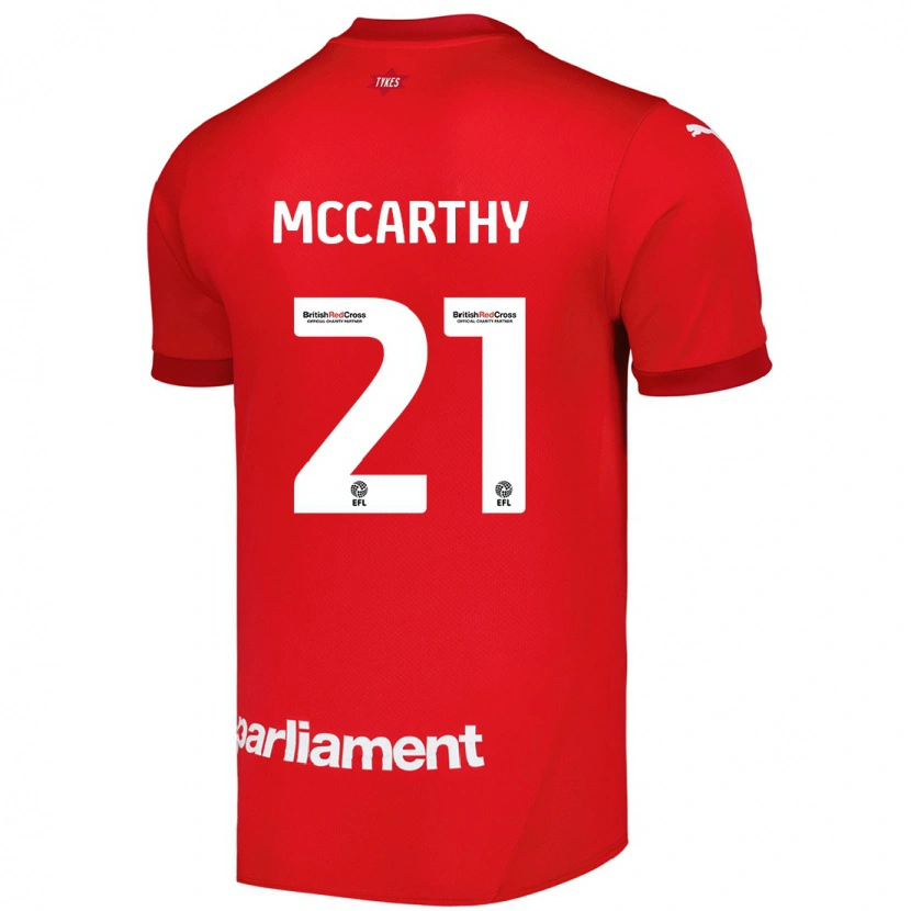 Danxen Kinder Conor Mccarthy #21 Rot Heimtrikot Trikot 2024/25 T-Shirt Schweiz