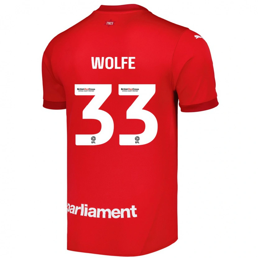 Danxen Kinder Matty Wolfe #33 Rot Heimtrikot Trikot 2024/25 T-Shirt Schweiz