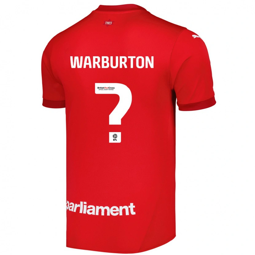 Danxen Kinder Owen Warburton #0 Rot Heimtrikot Trikot 2024/25 T-Shirt Schweiz