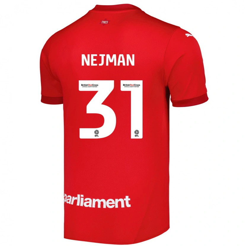 Danxen Kinder Harrison Nejman #31 Rot Heimtrikot Trikot 2024/25 T-Shirt Schweiz