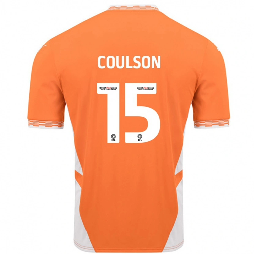 Danxen Kinder Hayden Coulson #15 Orange Weiß Heimtrikot Trikot 2024/25 T-Shirt Schweiz