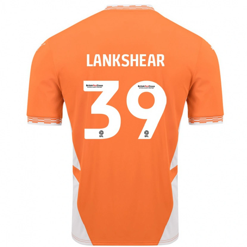 Danxen Kinder Alex Lankshear #39 Orange Weiß Heimtrikot Trikot 2024/25 T-Shirt Schweiz