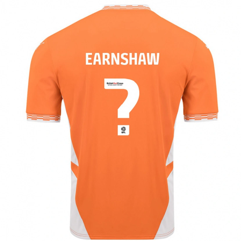 Danxen Kinder Alice Earnshaw #0 Orange Weiß Heimtrikot Trikot 2024/25 T-Shirt Schweiz