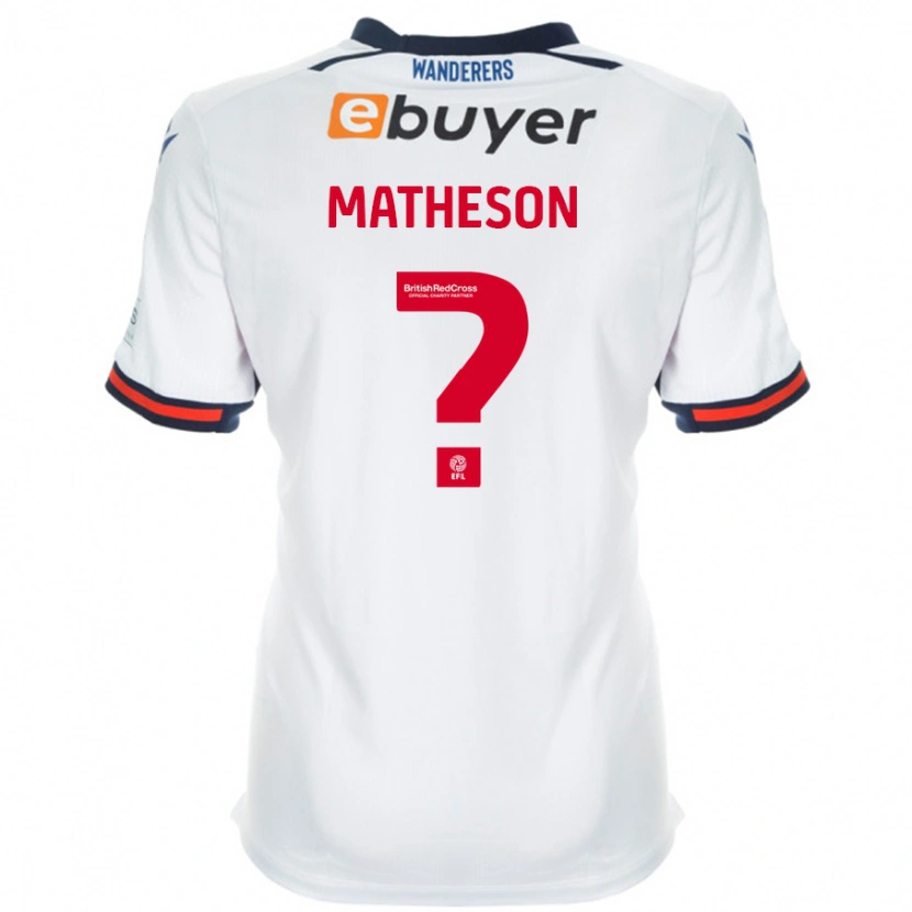 Danxen Kinder Luke Matheson #0 Weiß Heimtrikot Trikot 2024/25 T-Shirt Schweiz