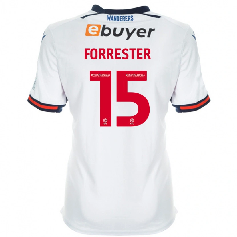 Danxen Kinder Will Forrester #15 Weiß Heimtrikot Trikot 2024/25 T-Shirt Schweiz