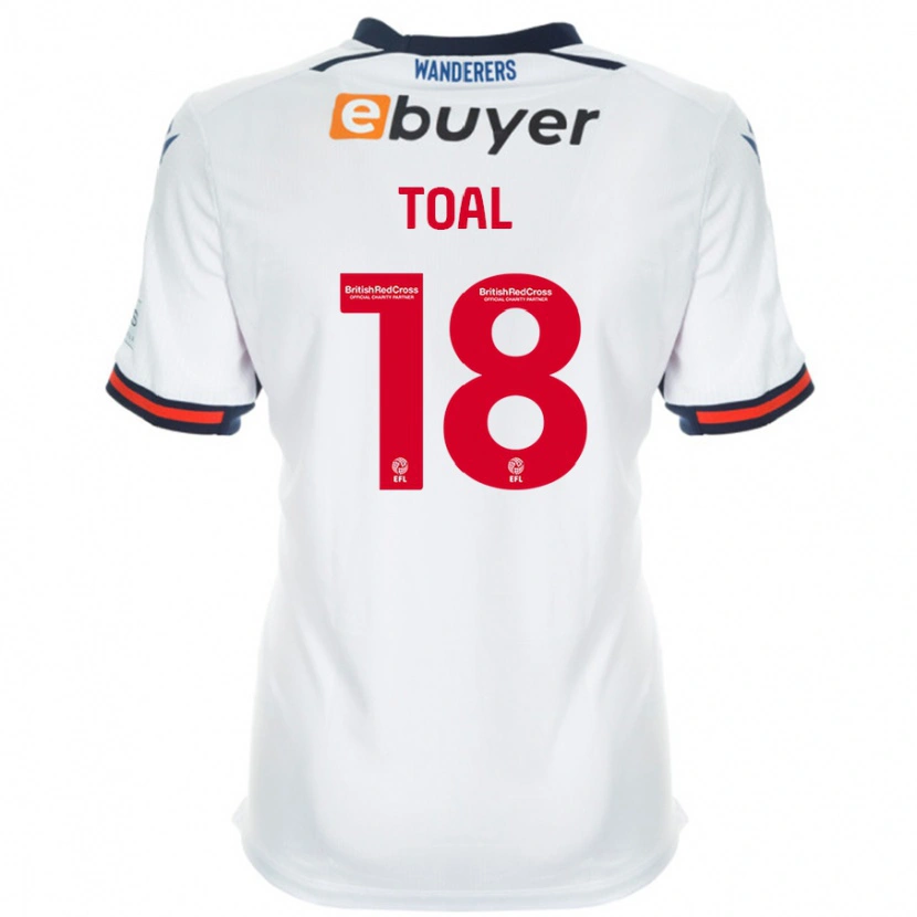 Danxen Kinder Eoin Toal #18 Weiß Heimtrikot Trikot 2024/25 T-Shirt Schweiz