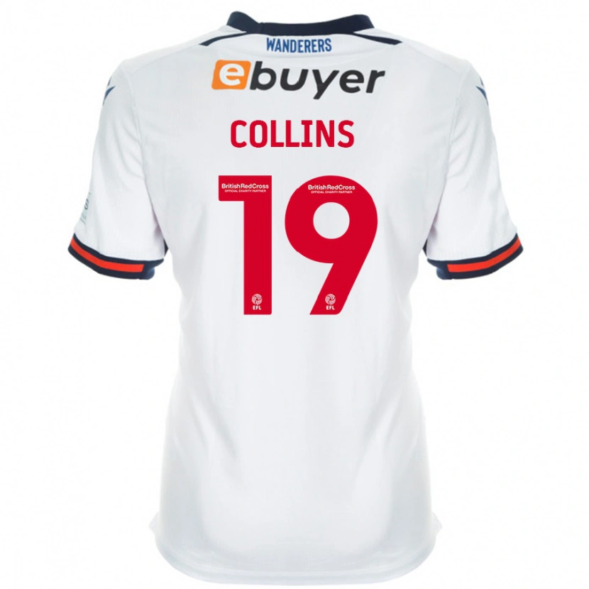 Danxen Kinder Aaron Collins #19 Weiß Heimtrikot Trikot 2024/25 T-Shirt Schweiz